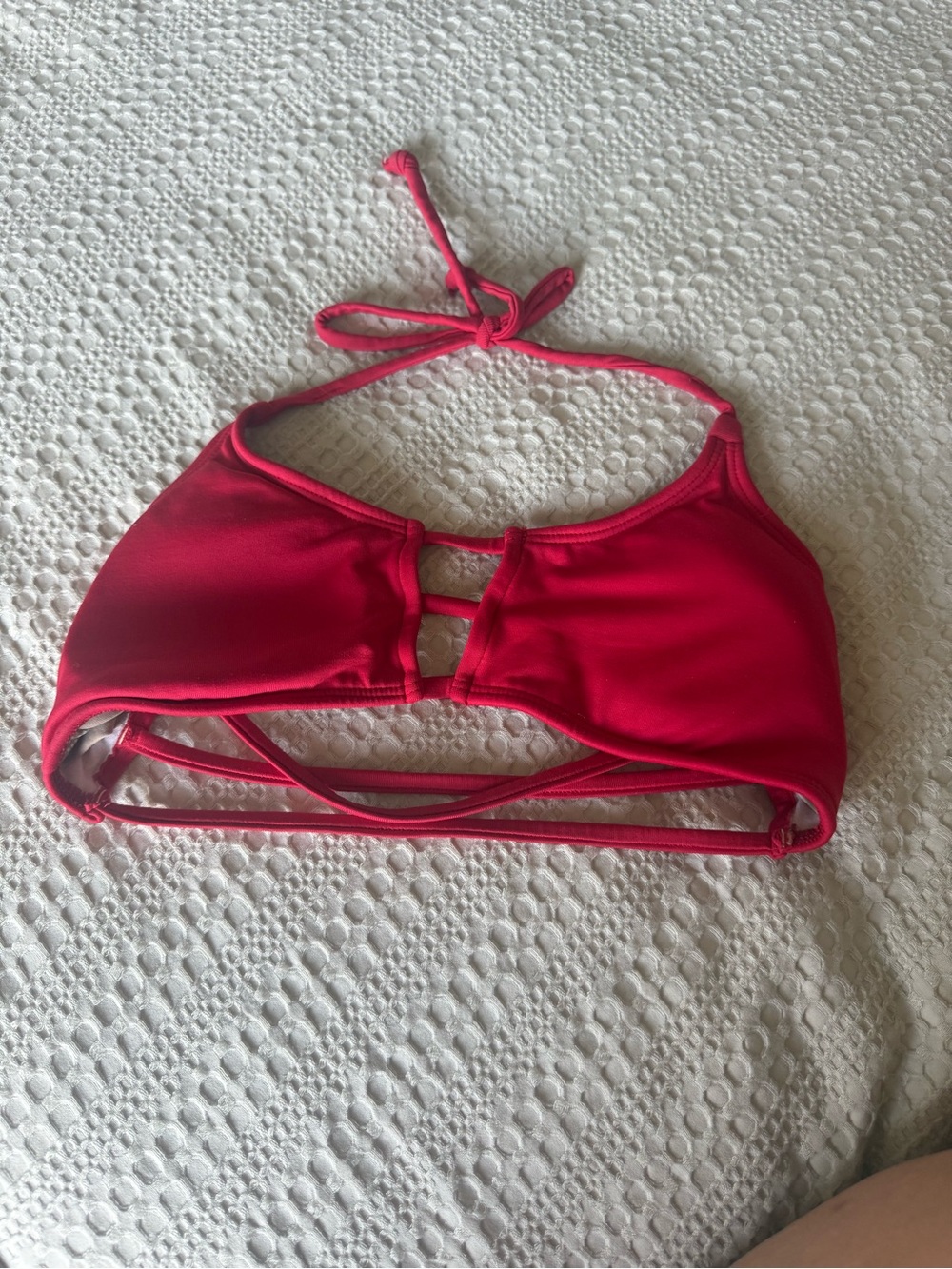 Midori Bikini Top Red